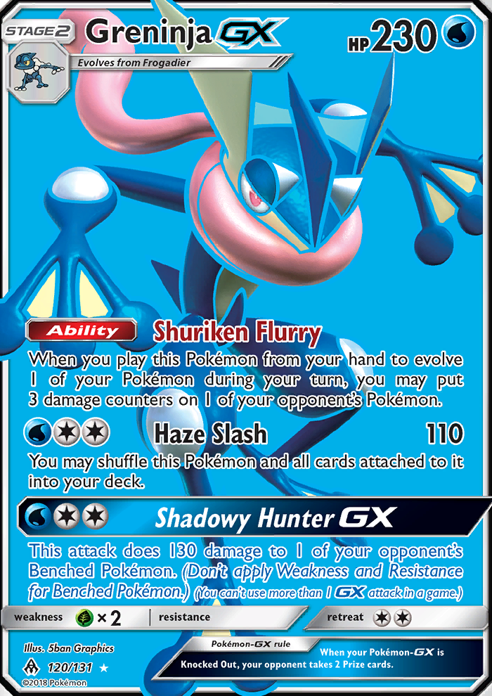 Greninja GX - 24/131 - Ultra Rare - Forbidden Light