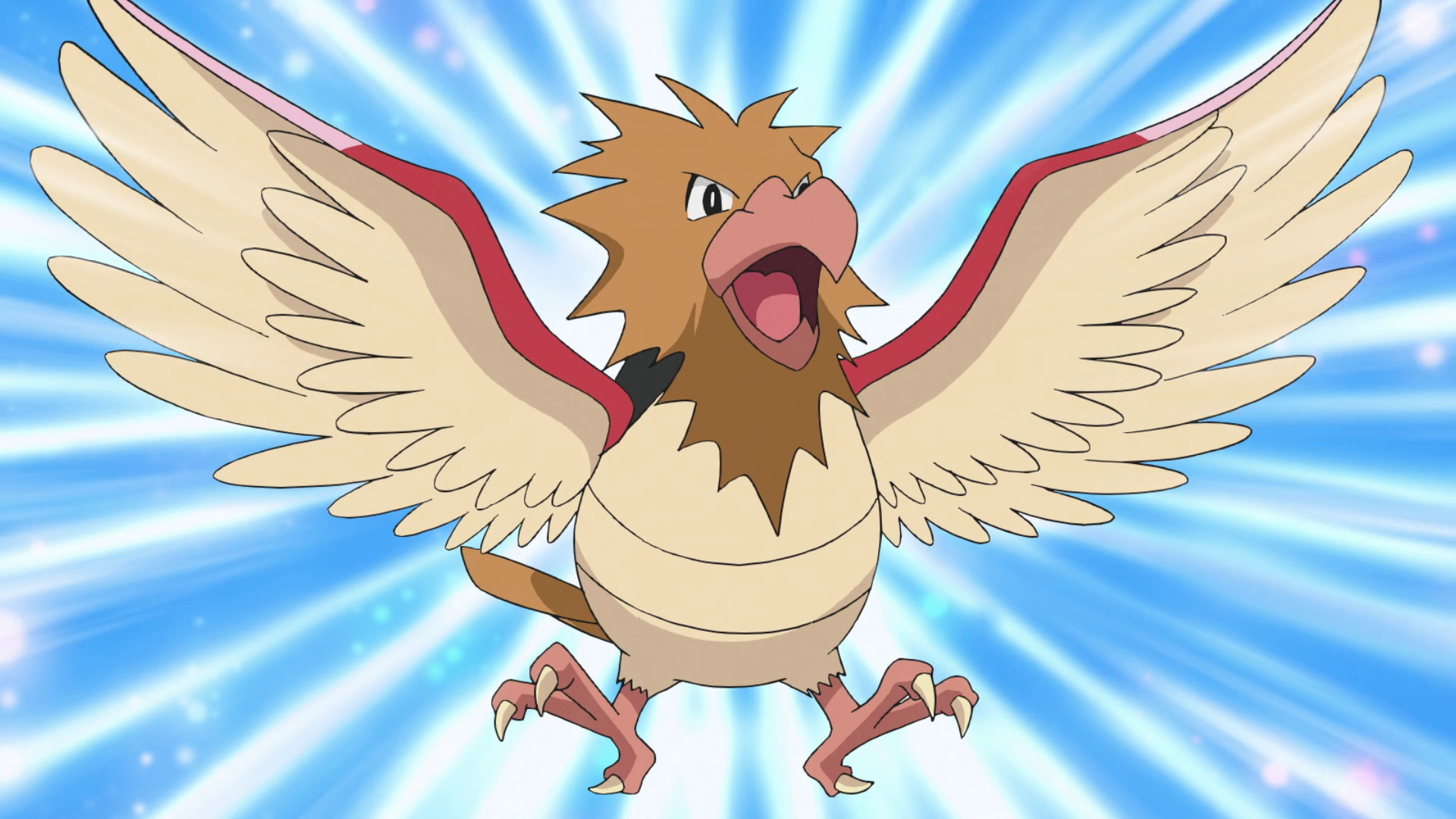 This Spearow, nicknamed Oni-chan, is a normal/flying-type Pokémon under the...