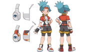 Solana anime Diamond and Pearl concept art