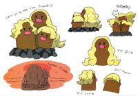 Alolan Dugtrio concept