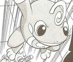 During the battle with Neo Team Rocket, Gold and Silver were trapped in a tower as it was collapsing around them. To escape, Silver had Gold trade him his Poliwhirl for his Seadra in order to evolve Poliwhirl into Politoed. Using Politoed stronger water attacks, they were able to escape the collapsing tower. He then used Politoed to battle Grey's Piloswine. After the battle, Silver traded Politoed back to Gold getting a new Kingdra in the process.