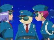 Team Rocket, disguised as guards