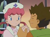 Brock flirts with Joy