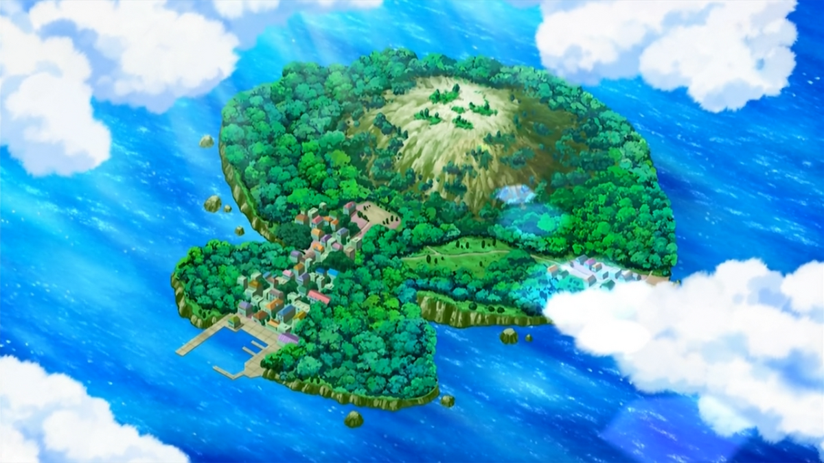 Pokemon Dream World 3D Island Layering Wallpaper by stgiga on