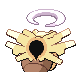 Shedinja's Generation IV Shiny back sprite