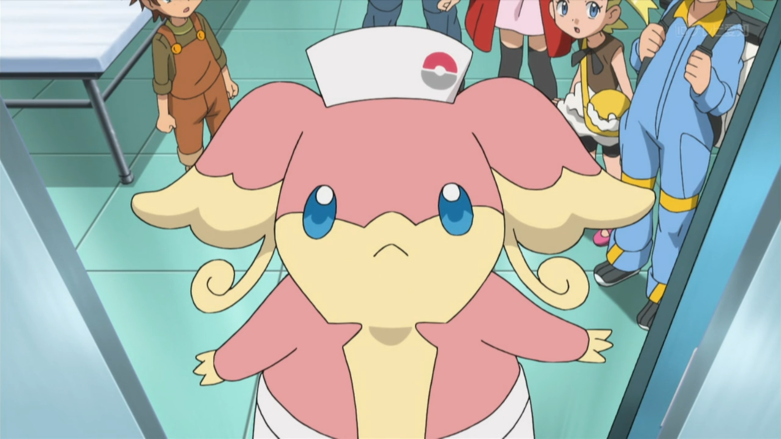 Audino is one of Nurse Joy's Pokémon that takes the place of... 