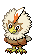 Rufflet's Pokémon Black Version and Pokémon White Version Shiny sprite