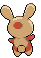 Spinda's back sprite