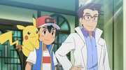 Ash and Professor Cerise