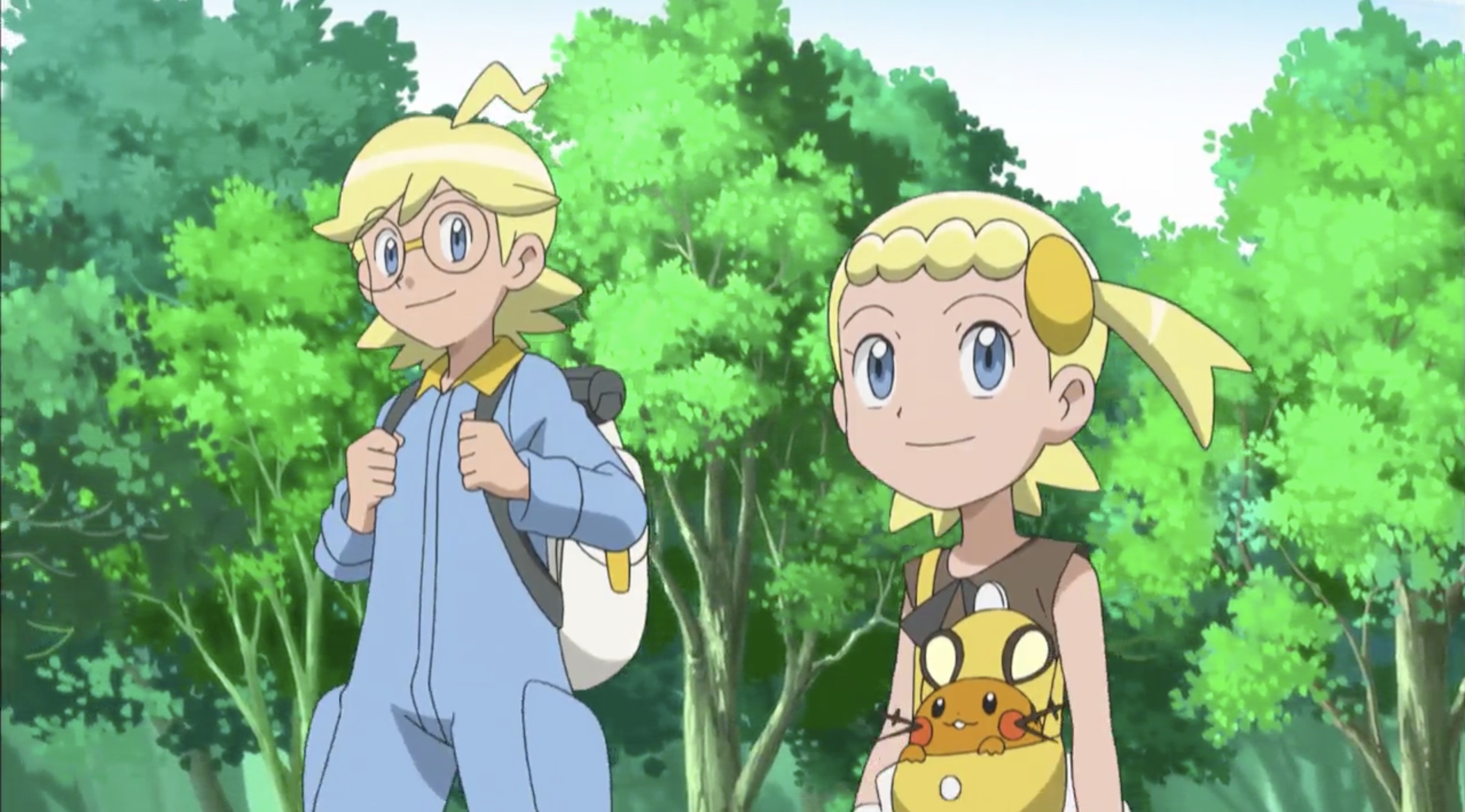 Pokemon XY Episode 5. Alexa, Clemont, and Bonnie watch Ash's first Kalos  Gym battle against Viola, the Santelune City Gym le…