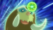 Hidden Power being used by Dawn's Mamoswine.