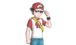 Pokemon Trainer Red's canon evolution (11 to 30 yo) : r/pokemon