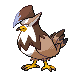 Staraptor's Pokémon HeartGold Version and Pokémon SoulSilver Version Shiny sprite
