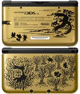 Nintendo 3DS LL Premium Gold Edition, available in Japan only