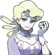Glacia's VS scene in Pokémon Omega Ruby and Pokémon Alpha Sapphire