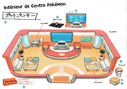 Pokémon Center-Inside Lets Go Pikachu Eevee