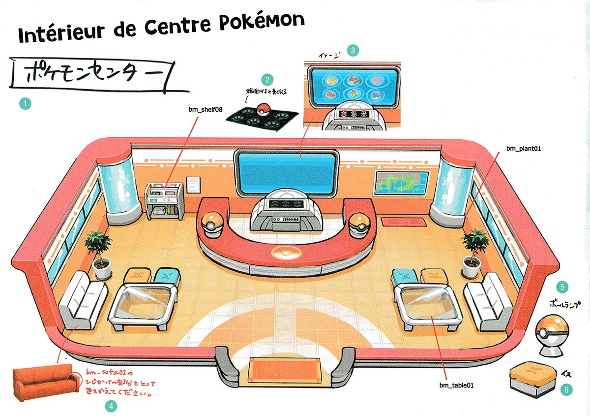 pokemon center inside fire red