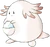 0113Chansey Red and Blue