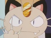 Meowth goes to open the lock