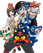 Moon, Sun and Alola Starters