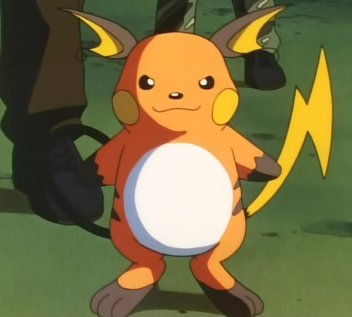 Surge, Raichu was arrogant and very sure of its own strength, considering i...