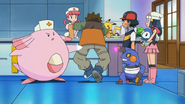 Pound being used by Nurse Joy's Chansey.