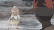 Kiawe is approached by a old man