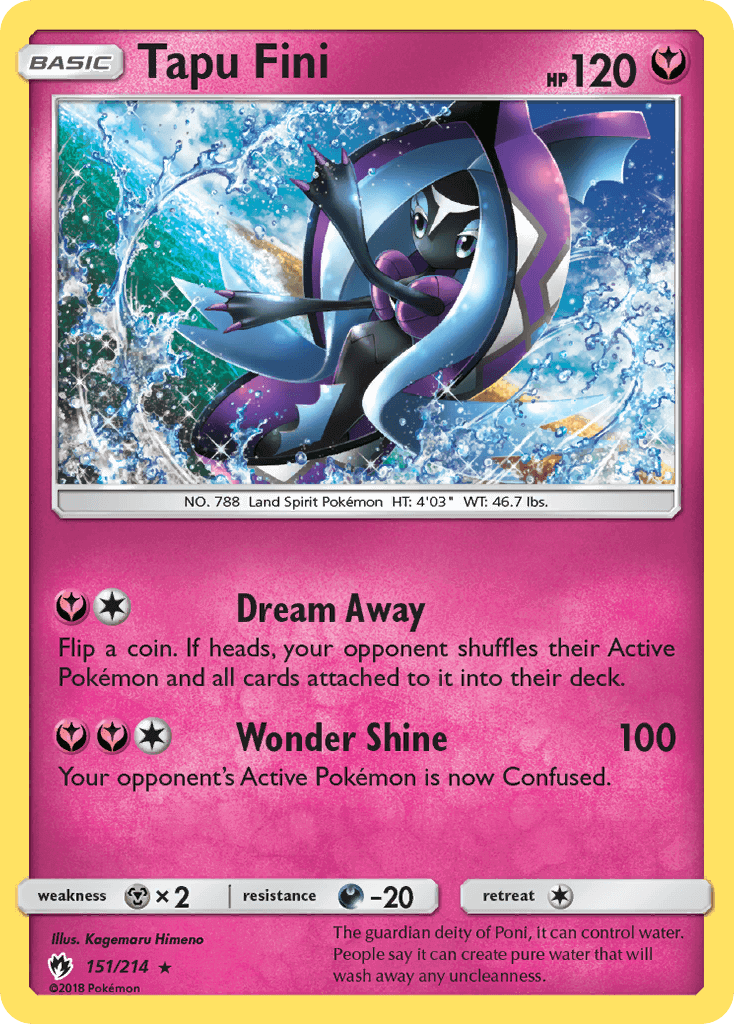 Tapu Fini Lost Thunder Pokemon Wiki Fandom Tapu Fini Lost Thunder Pokemon Wiki Fandom
