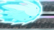 Sky Attack being used by Cynthia's Togekiss.