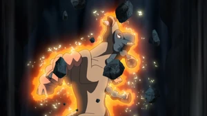 Hapu's Mudsdale using Tectonic Rage.