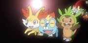 Kalos First Pokémon partners anime