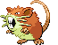 Raticate's Pokémon Black Version and Pokémon White Version Shiny sprite