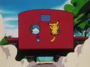 Marill and Pikachu are captured