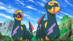 Seviper are Pokémon that live in the swamplands, guarded by Keanan. Originally, they invaded the swamplands, but managed to find an area to settle in.