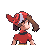 May's Back sprite from Pokemon RS