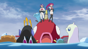 Team Rocket interferes the race