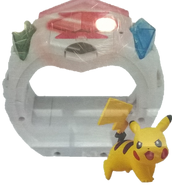 A Toy Z-Ring and Pikachu from EB Games Australia