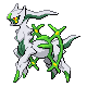 Arceus grass-type in Diamond and Pearl