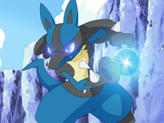 Riley Lucario Aura Sphere