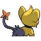 Shinx's Generation IV Shiny back sprite ♂