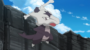 Kiawe Marowak anime