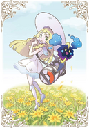 Lillie and cosmog Nebby