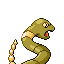 Ekans's Shiny back sprite