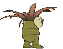 Exeggutor's Shiny back sprite