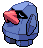 Nosepass's Pokémon Black Version and Pokémon White Version sprite