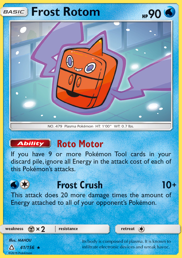 Frost Rotom Ultra Prism Pokemon Wiki Fandom