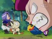 Jessie outrages on James and Meowth