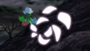 Petal Blizzard being used by Cynthia's Roserade
