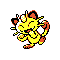 Meowth's Pokémon Silver Version sprite