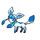 Glaceon's Pokémon Diamond Version and Pokémon Pearl Version Shiny sprite